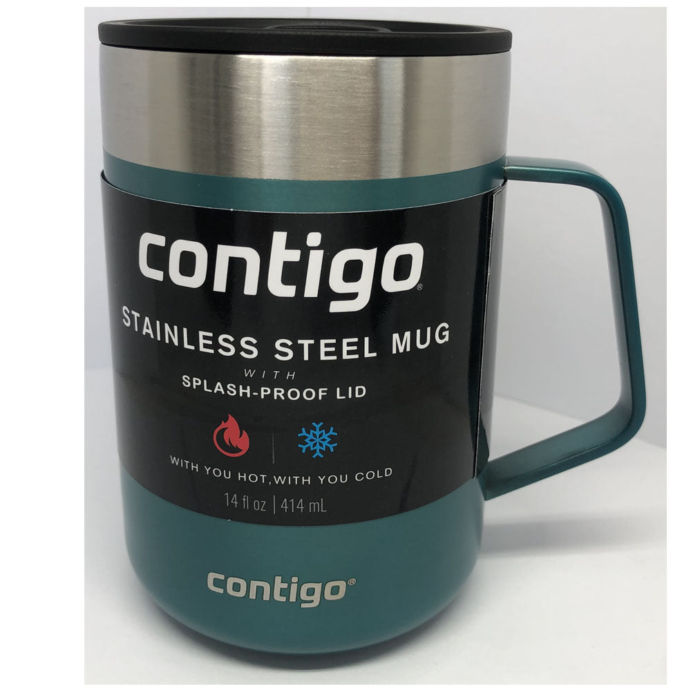 New CONTIGO Streeterville Thermos Coffee Travel Mug Drink Flask 414ml