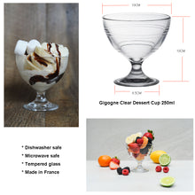 Duralex Gigogne Clear Dessert Cup 250ml Set of 6