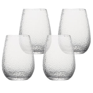 ECOLOGY GLACIER STEMLESS WINE 390ML SET OF 4 Soda Lime Glass