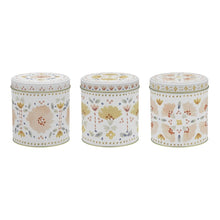 Ecology Clementine 3 Tins Set for Coffee Tea & Sugar with Gift Package