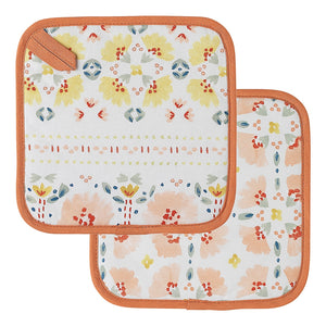 Ecology Clementine Set of 2 Pot Holders 20cm