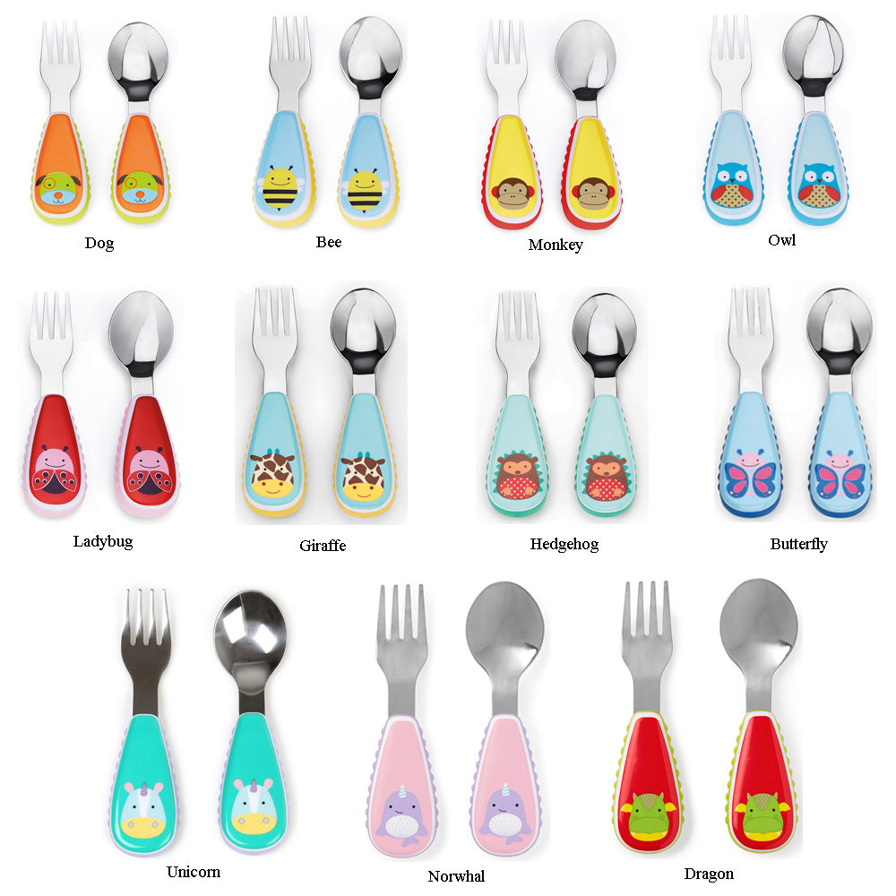 Skip Hop Zoo utensils Fork & Spoon