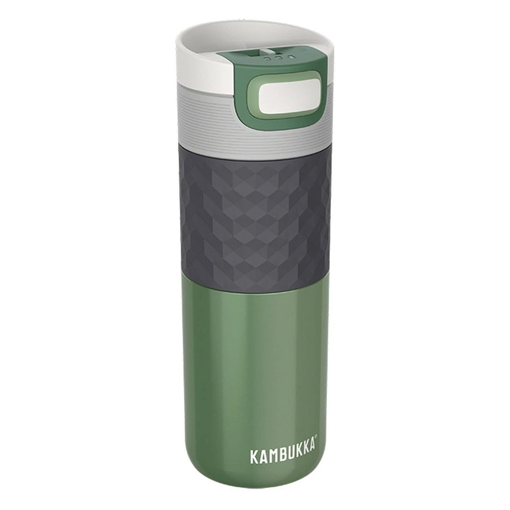 Kambukka Etna Grip 3 in 1 Snapclean Premium Stainless Steel Travel Mug 500ml Seagreen