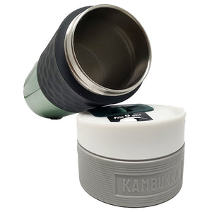 Kambukka Etna Grip 3 in 1 Snapclean Premium Stainless Steel Travel Mug 500ml Seagreen