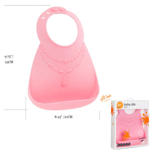 Make My Day Silicon Baby Bib with Gift Box