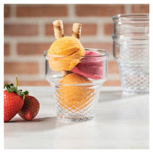 Pasabahce Iceville Glass Ice Cream Cup 245 ml set of 3 Stackable cup