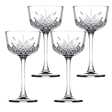 Pasabahce Timeless Nick & Nora Glass 160ml Set of 4