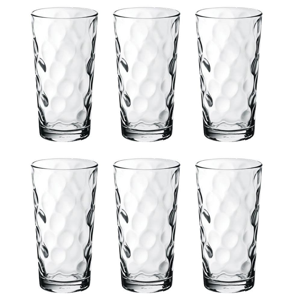 Pasabahce SPACE HI BALL 365ml tempered glasses drink ware Set of 6