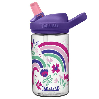 CamelBak Eddy+ Kids 400ML Straw Water Bottle - Rainbow Floral