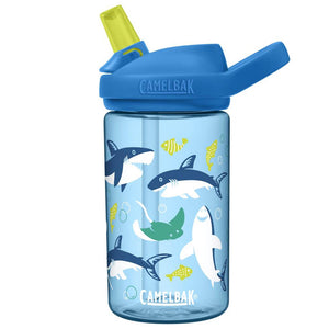 CamelBak Eddy+ Kids 400ML Straw Water Bottle - Shark & Rays