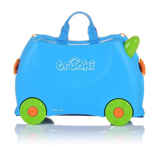 Trunki original innovative Ride On Suitcase for kids age 3+ Terrance Blue