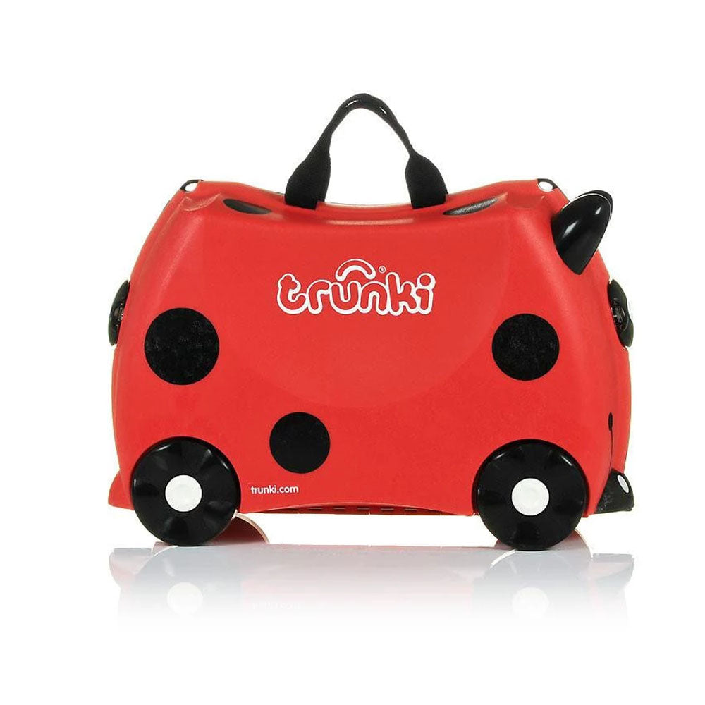 Trunki original innovative Ride On Suitcase for kids age 3+ Harley Ladybug