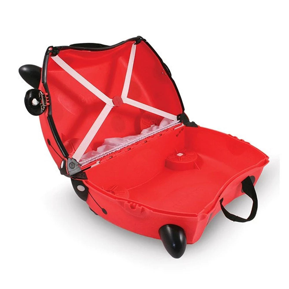 Trunki original innovative Ride On Suitcase for kids age 3+ Harley Ladybug