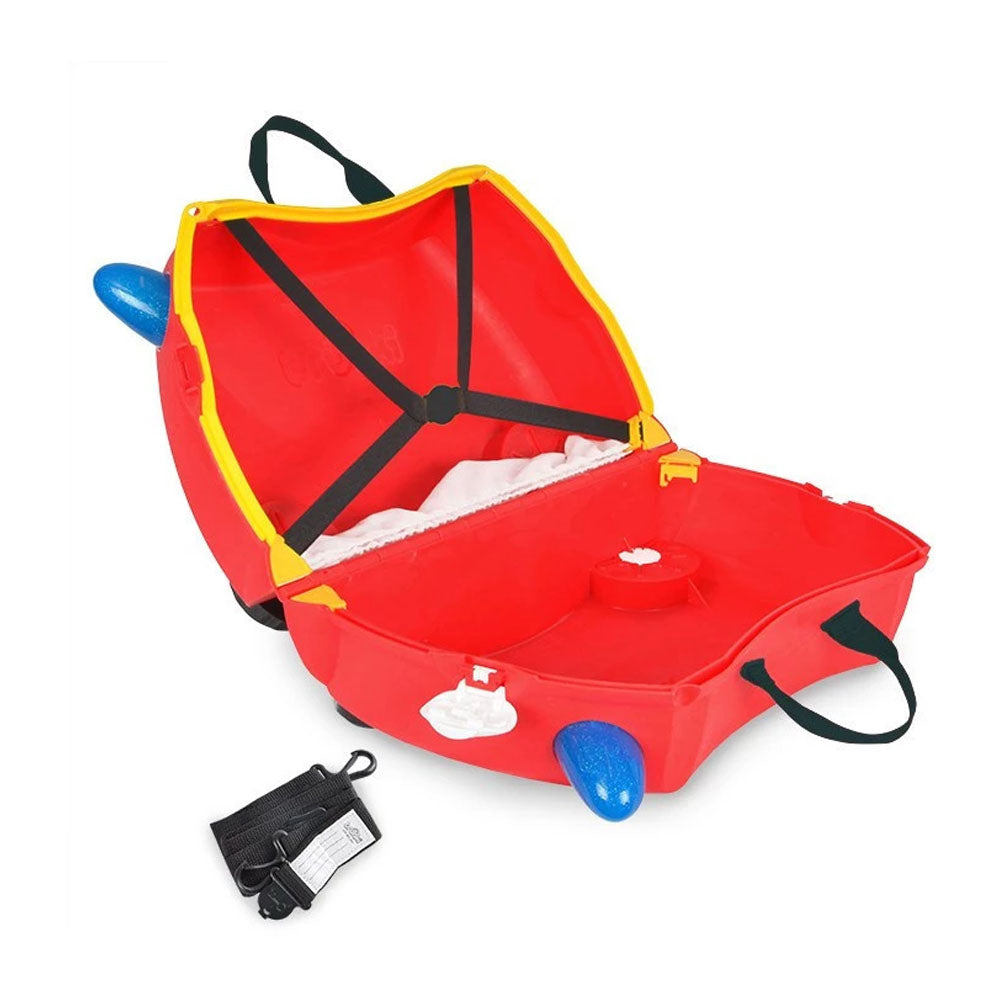 Trunki original innovative Ride On Suitcase for kids age 3+ Fire Fighter