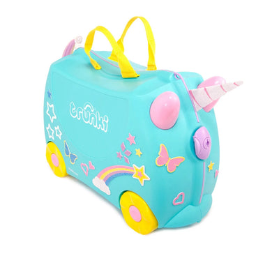 Trunki original innovative Ride On Suitcase for kids age 3+ Una Unicorn