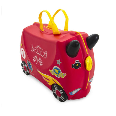 Trunki original innovative Ride On Suitcase for kids age 3+ Rocco the Race Car