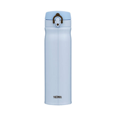 Thermos Direct Drink Bottle 550ml Stainless Steel Vacuum Insulated Flask - Light Blue
